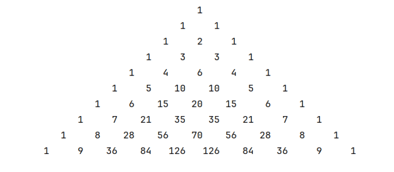 Print Pascal Triangle in Java